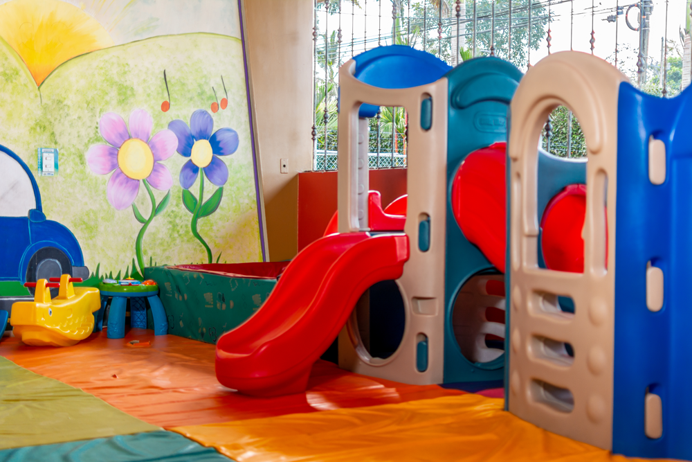 Juegos para niños en el restaurante